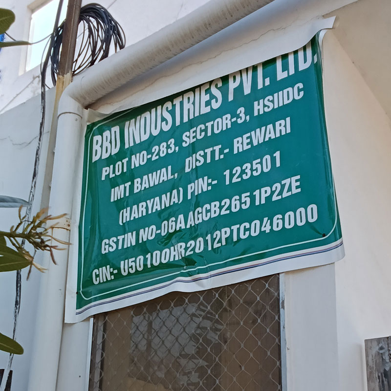 BBD INDUSTRIES PRIVATE LIMITED BAWAL